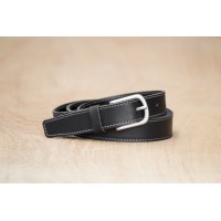 CEINTURE CUIR NOIR | L’élégante